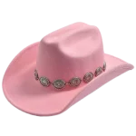 Chapeau de Cowboy Femme Rose