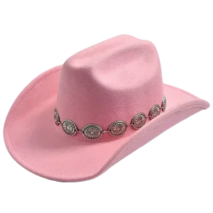 Chapeau de Cowboy Femme Rose
