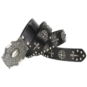 Ceinture Cowboy Cloutée