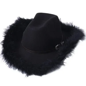 Chapeau de Cowboy à Fourrure