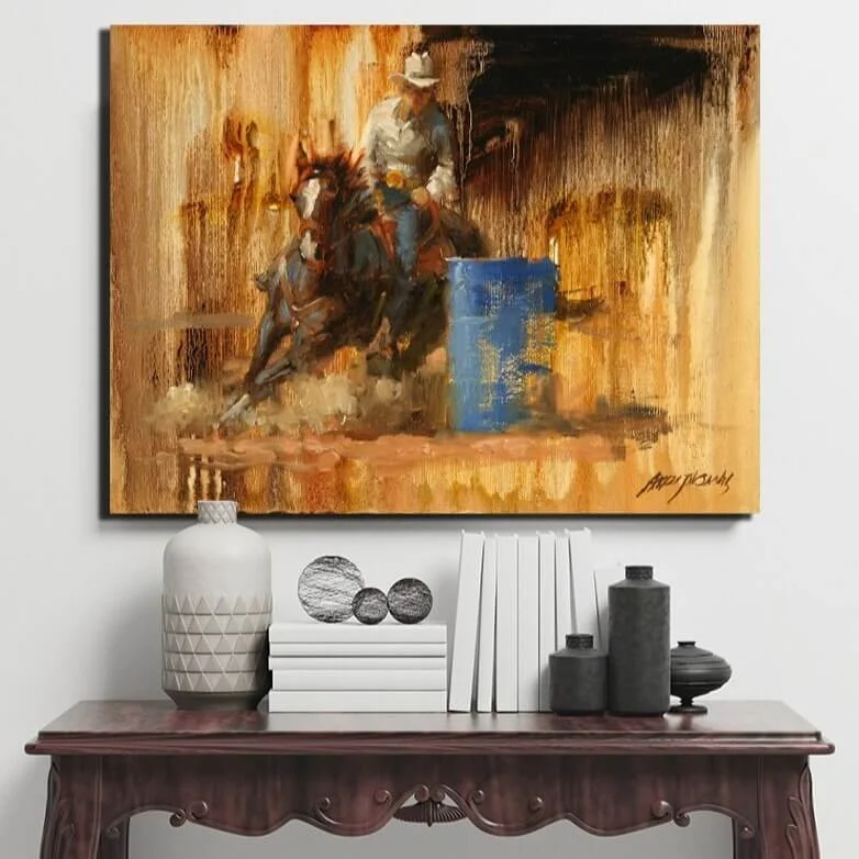 Reproduction de Tableau Western