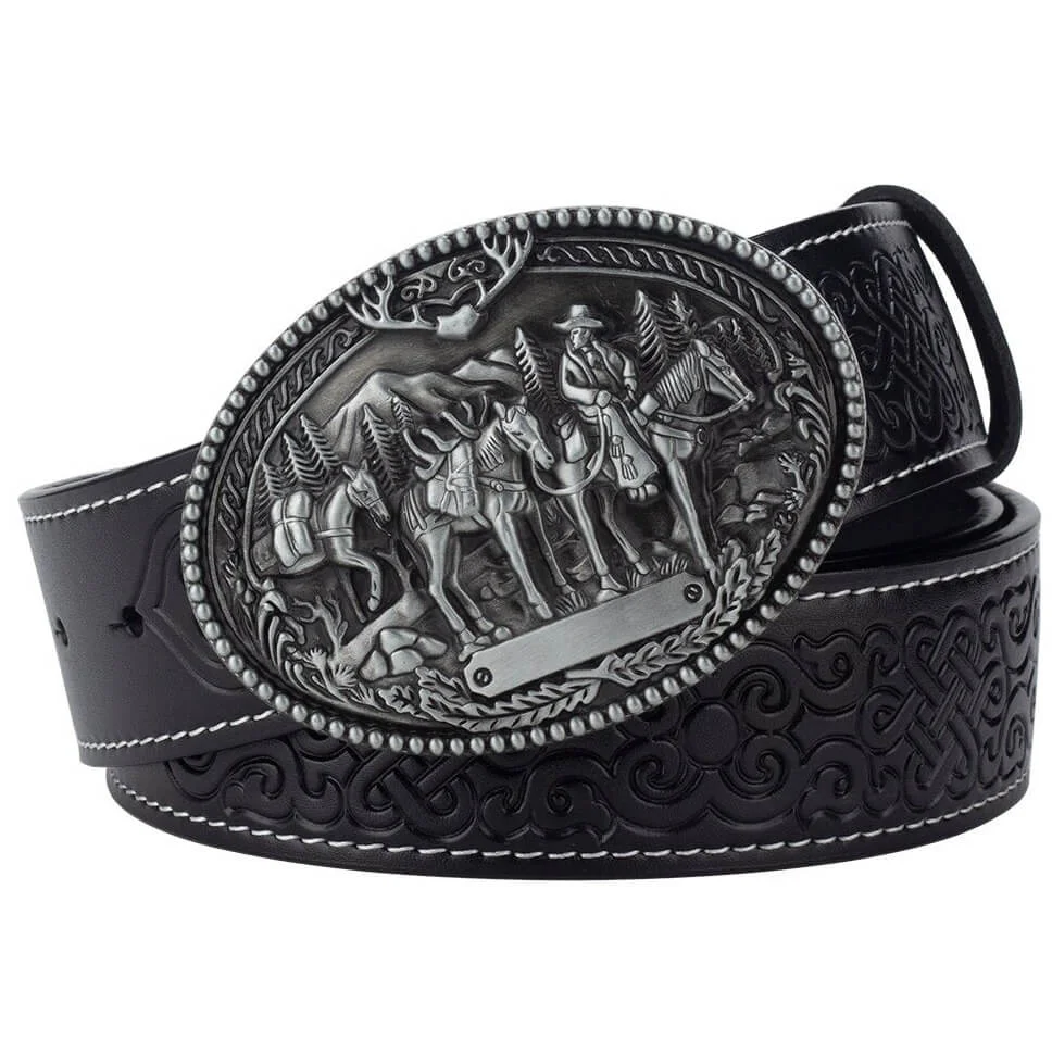 Ceinture western en cuir
