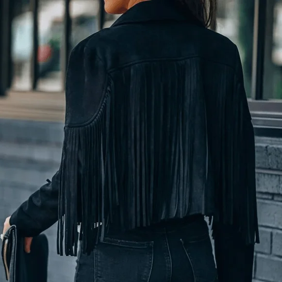 Détails de la Veste Cowboy à Franges