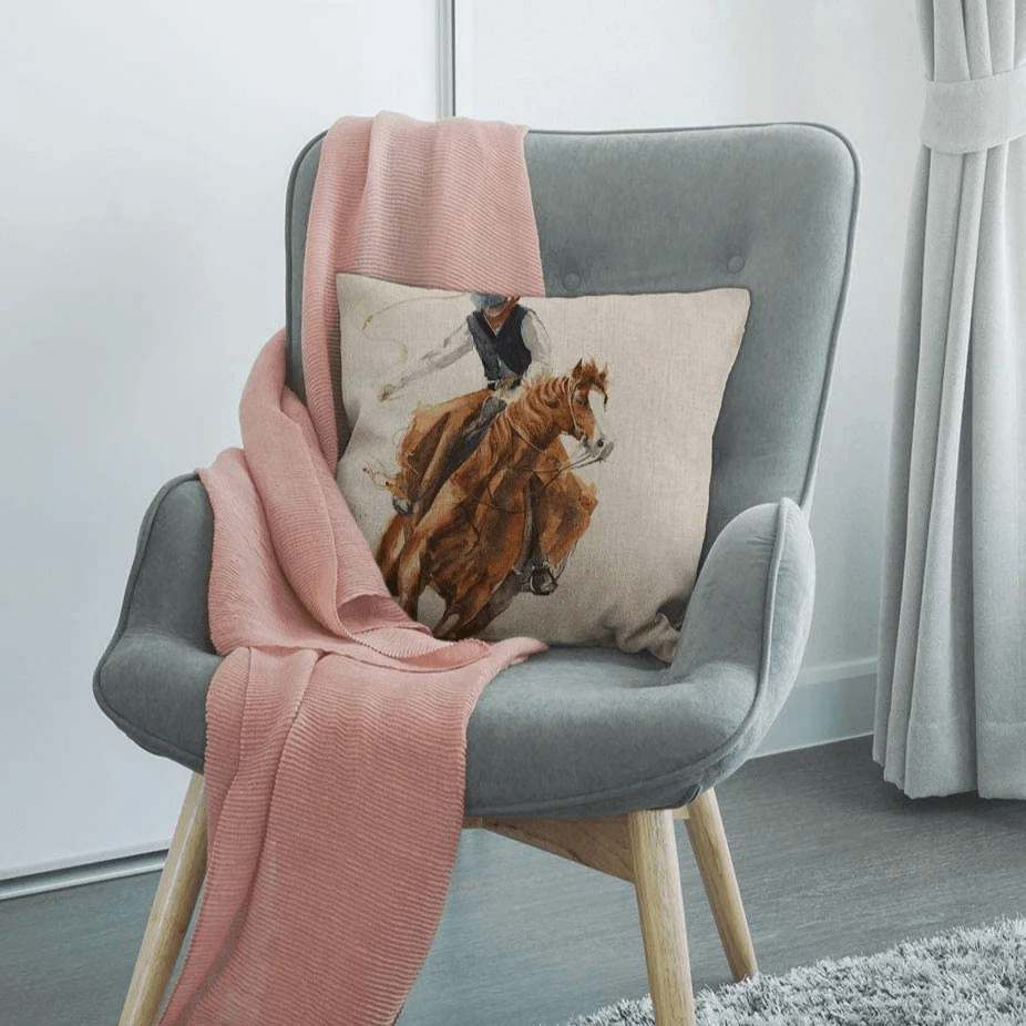 Housse de Coussin Décorative