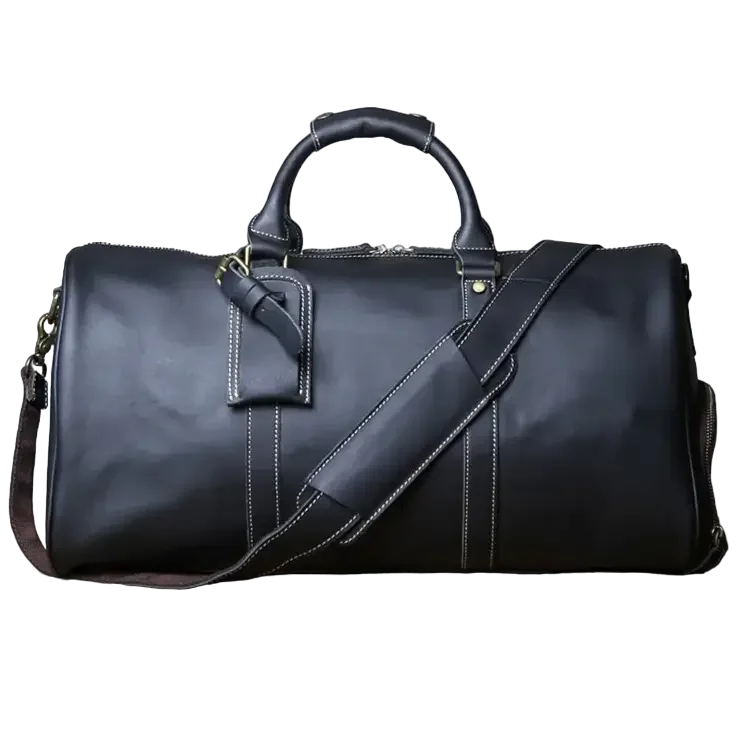 Sac de Voyage Western en Cuir – Image 4