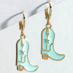 Boucles d'Oreilles Style Country
