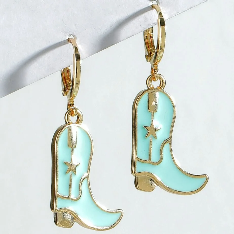 Boucles d'Oreilles Style Country