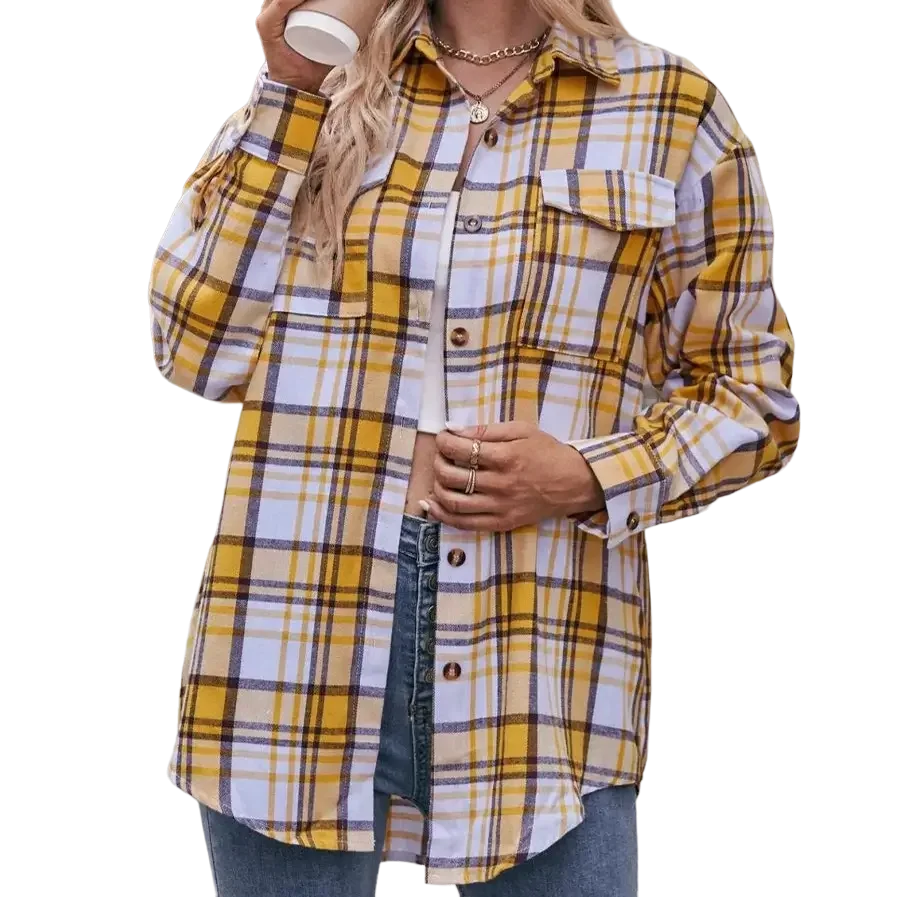 Chemise Western à Carreaux pour Femme