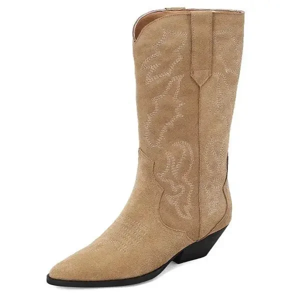 Bottes Western en Cuir pour Femme