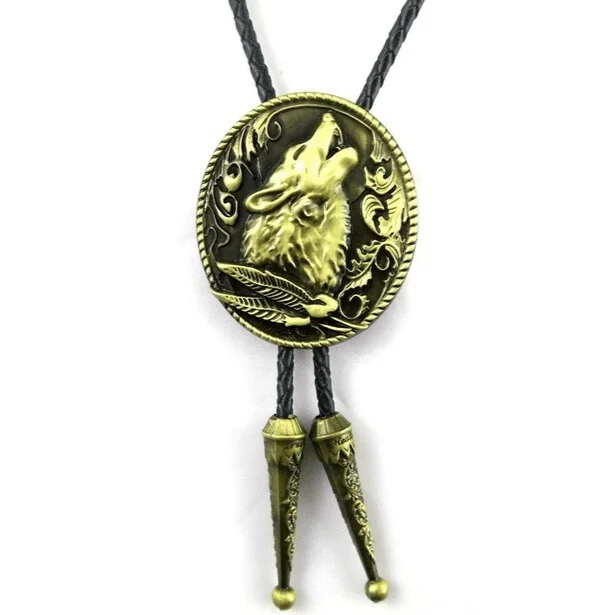 Cravate Bolo Chasse portée