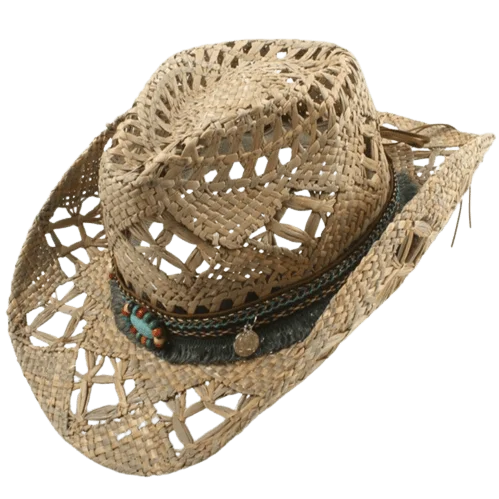Chapeau Western en Paille Homme