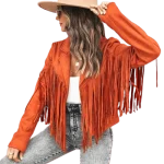 Veste Western à Franges Femme