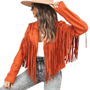 Veste Western à Franges Femme