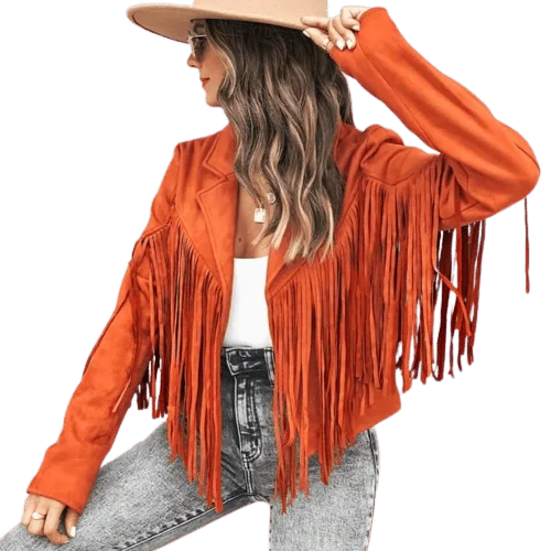 Veste Western à Franges Femme