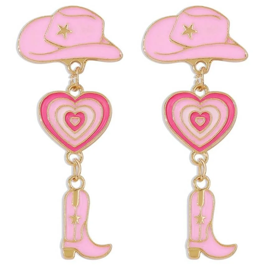 Boucles d'oreilles cowgirl