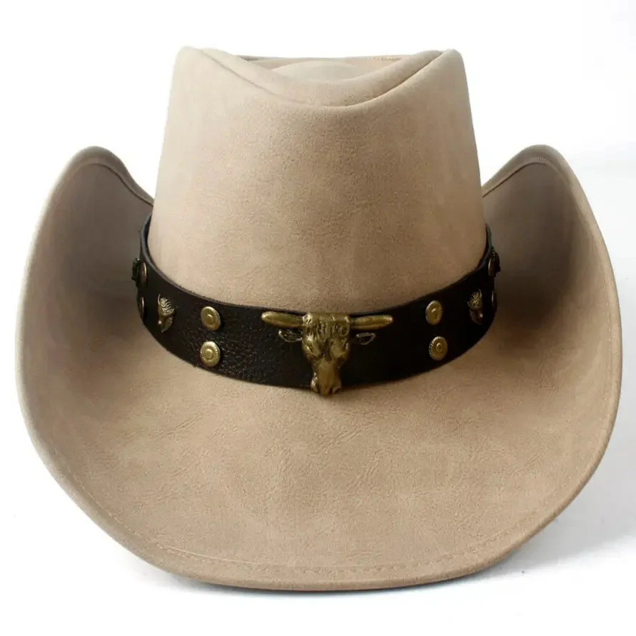 Chapeau de Cowboy en cuir