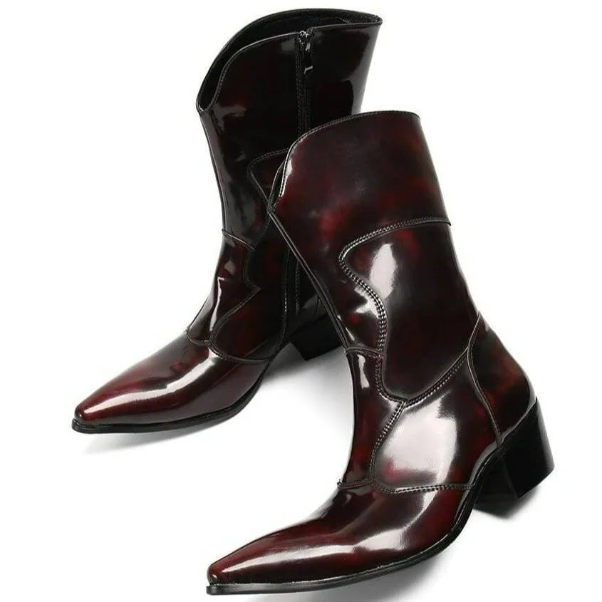Bottes Western pour Homme en cuir