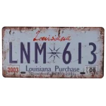 Plaque d'Immatriculation Louisiana