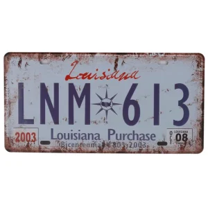 Plaque d'Immatriculation Louisiana