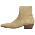 Bottines Cowboy Homme Beige