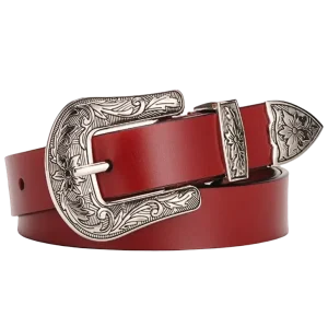 Ceinture Western Rouge