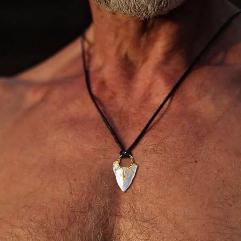 Collier Pendentif Cowboy en Acier Inoxydable