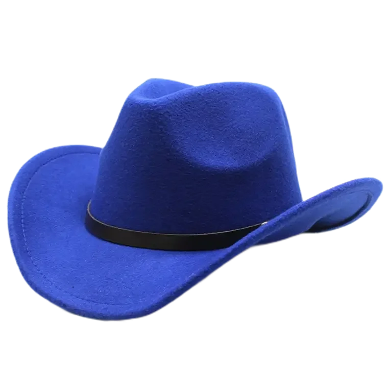 Chapeau Country Bleu