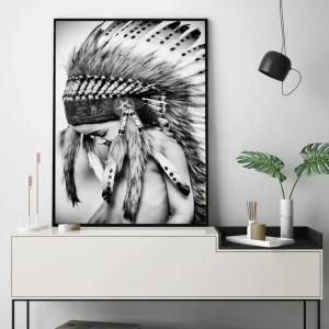Tableau Enfant Indien