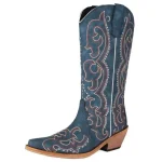 Bottes Type Santiags pour Femme