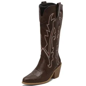 Bottes Western Marron pour Femme