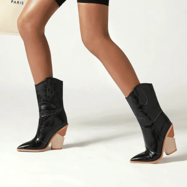 Bottes Western Noires