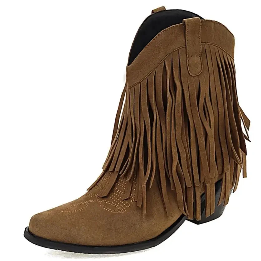 Bottines Cowboy à Franges