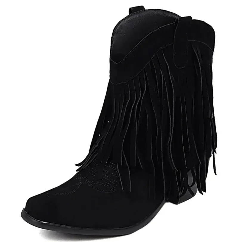 Bottines Cowboy à Franges