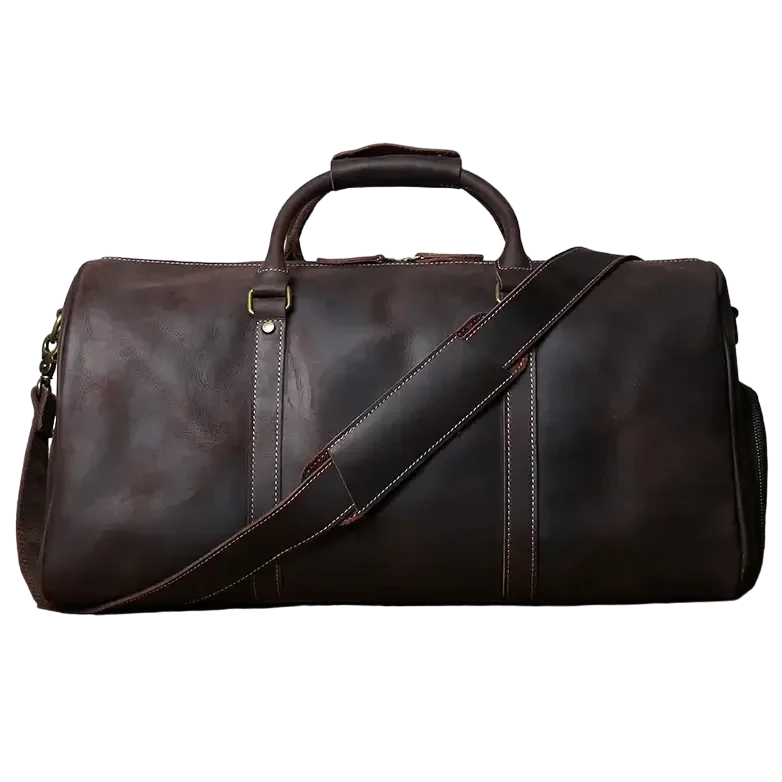 Sac de Voyage Western en Cuir – Image 3