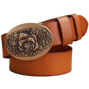 Ceinture Western Marron pour Femme