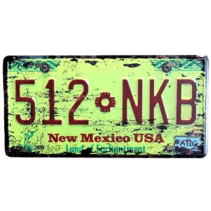 Plaque d'Immatriculation New Mexico