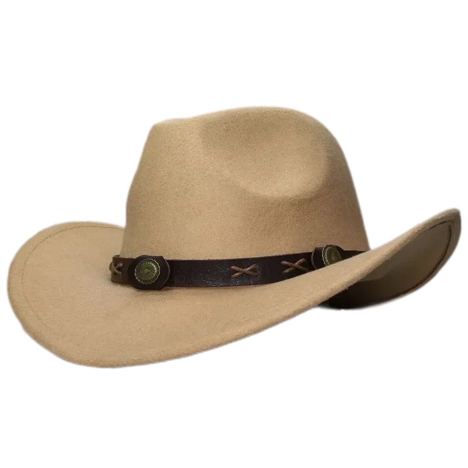 Chapeau Style Cowboy en laine