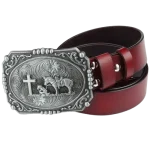 Ceinture Western Homme à Grosse Boucle