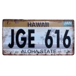 Plaque d'Immatriculation Hawaii
