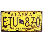 Plaque d'Immatriculation Alaska