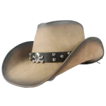 Chapeau Cowboy Tête de Mort