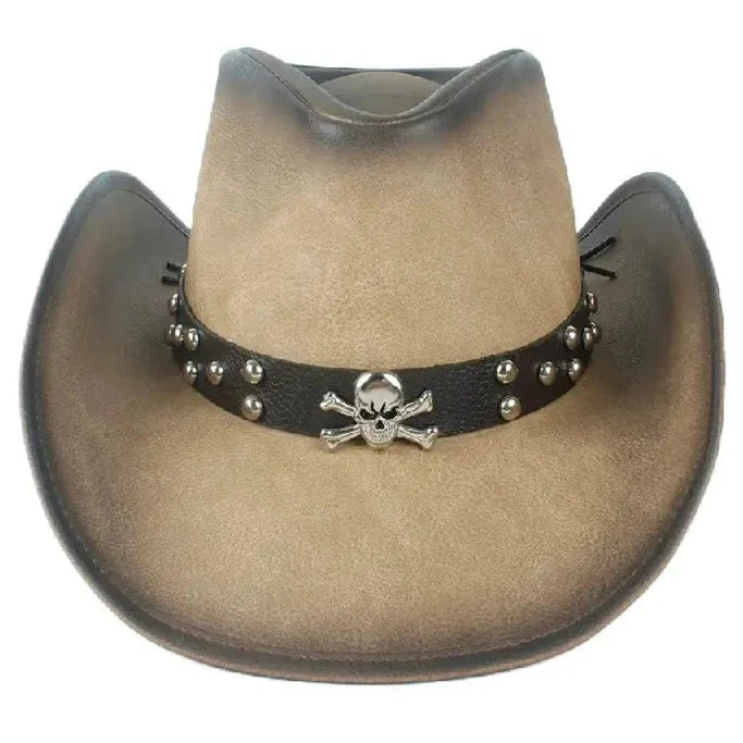 Chapeau Cowboy Tête de Mort – Image 2