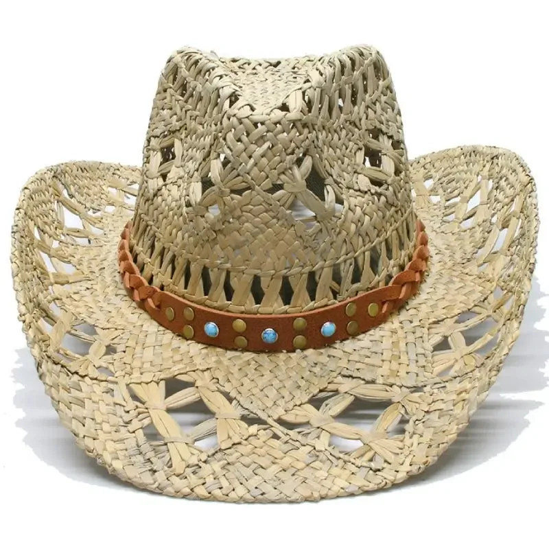 Chapeau Cowgirl avec Doublure Anti-Transpiration