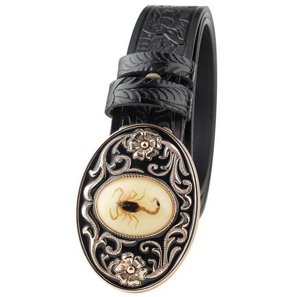 Boucle de Ceinture en Cuir