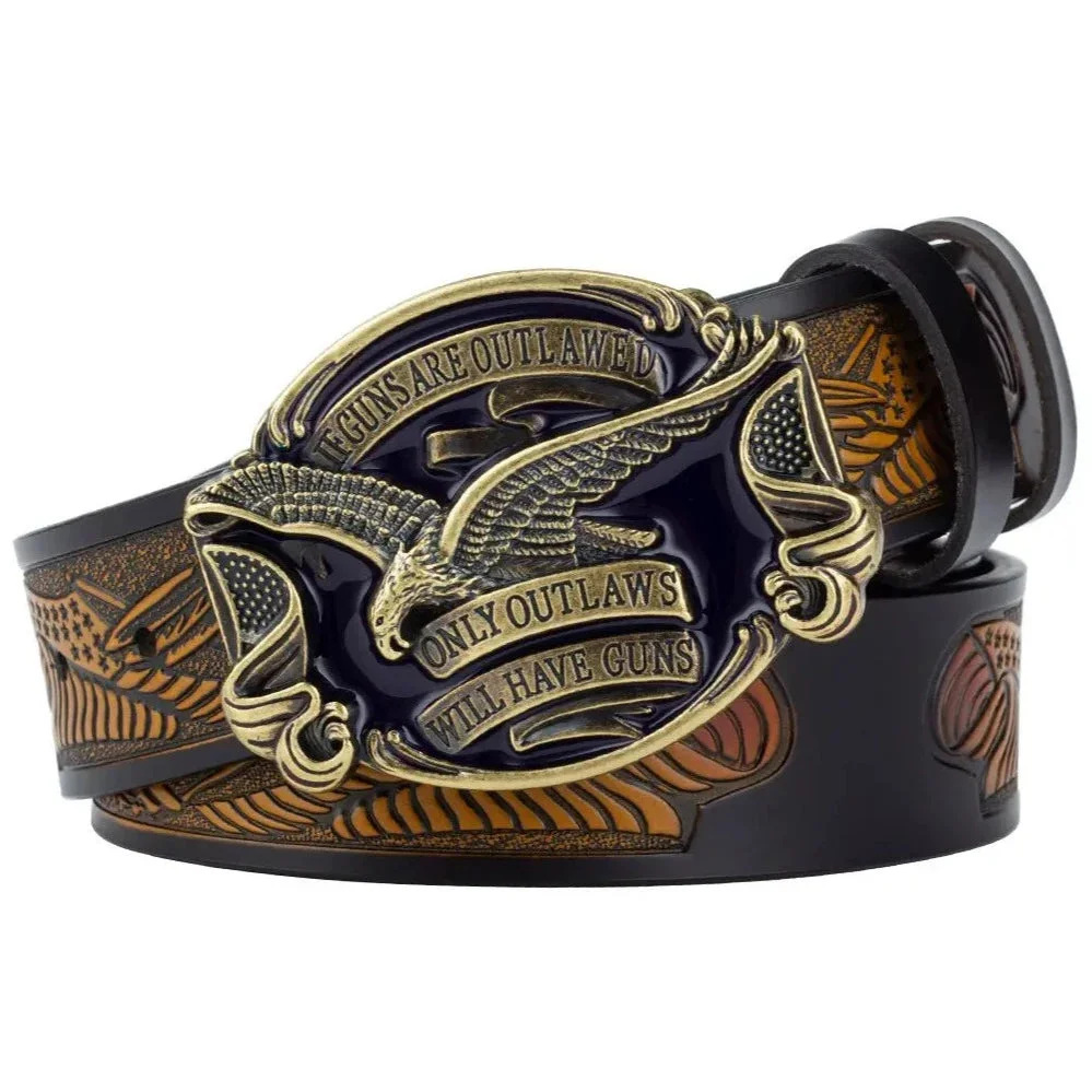 Boucle de Ceinture avec Aigle