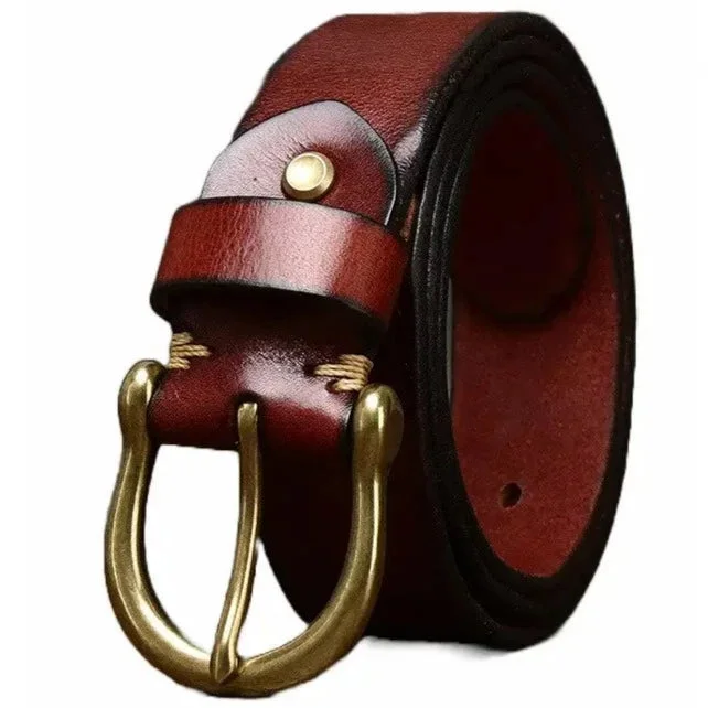 Boucle en cuivre de la Ceinture Western Large