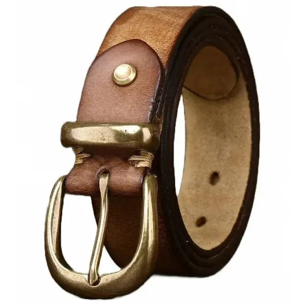 Ceinture Esprit Cowboy avec boucle en cuivre