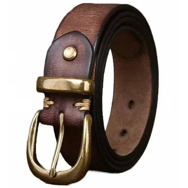 Ceinture Esprit Cowboy en cuir premium