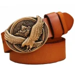 Ceinture Western à Boucle Dorée