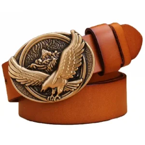 Ceinture Western à Boucle Dorée